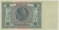 Německo, 10 Reichsmark 1929, válečná s průběžným vodotiskem, první série A, Hej.D2d - fotografie 2
