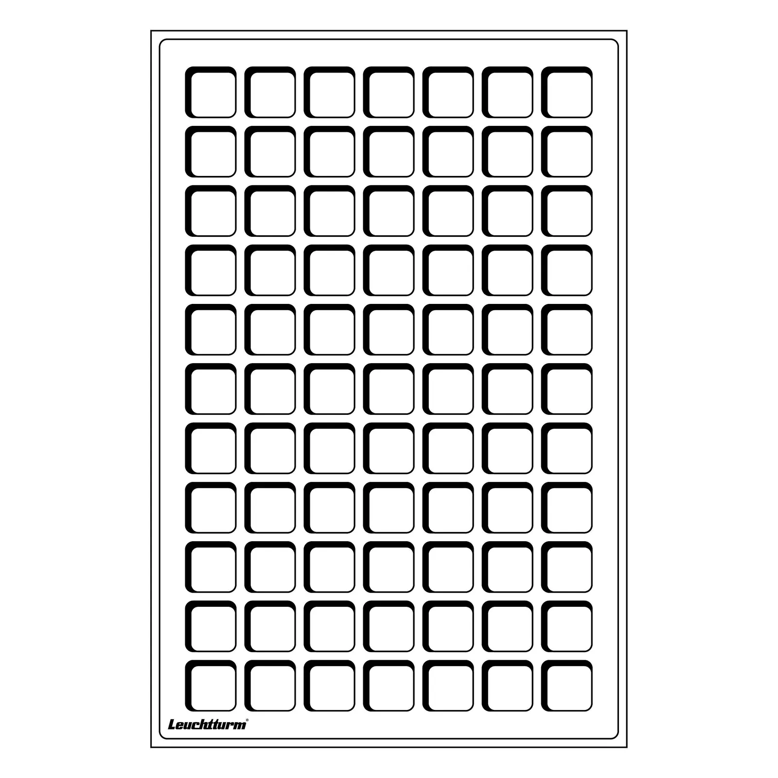 Mincovní plato L-formát - 77 políček 22x22 mm - 2 kusy