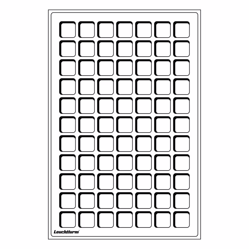 Mincovní plato L-formát - 77 políček 22x22 mm - 2 kusy