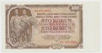 Československo, 100 Koruna 1953, tisk Praha, série MD, perf. 3 m.d., Hej.95b.S1