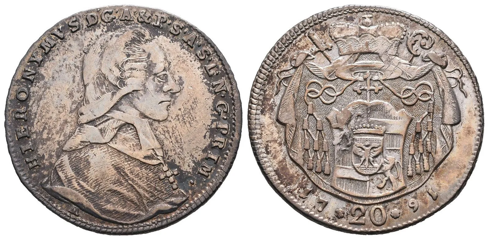 Salzburg - arcibiskupství, Hyeronymus Colloredo, 1772 - 1803 — 1