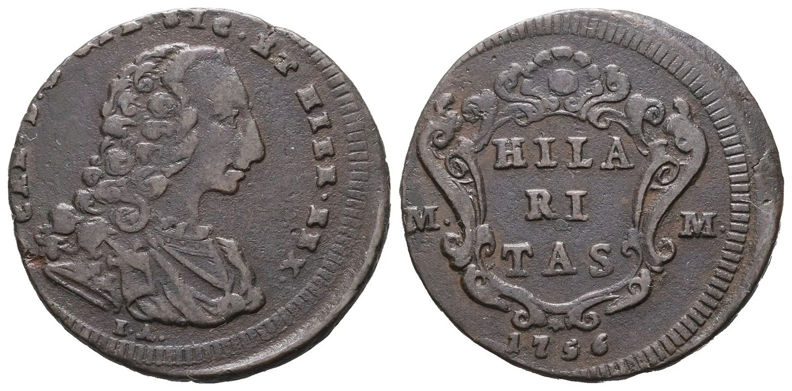Itálie - Neapol a Sicilie, Charles VII. Sebastian, 1734 - 1759 — 1