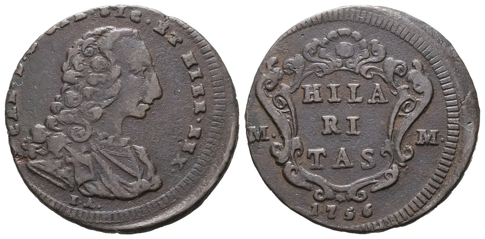 Itálie - Neapol a Sicilie, Charles VII. Sebastian, 1734 - 1759 — 1