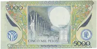 Kolumbie, 5000 Pesos 2003, P.452d - fotografie 2