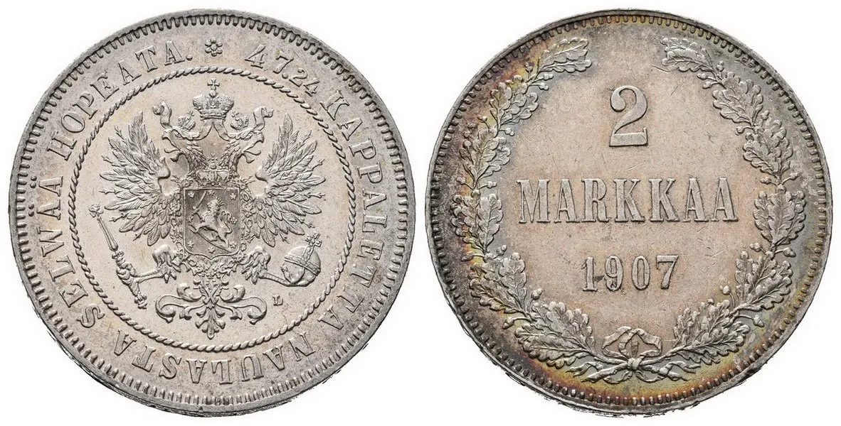 Ražby pro Finsko, Mikuláš II., 1894 - 1917 — 1