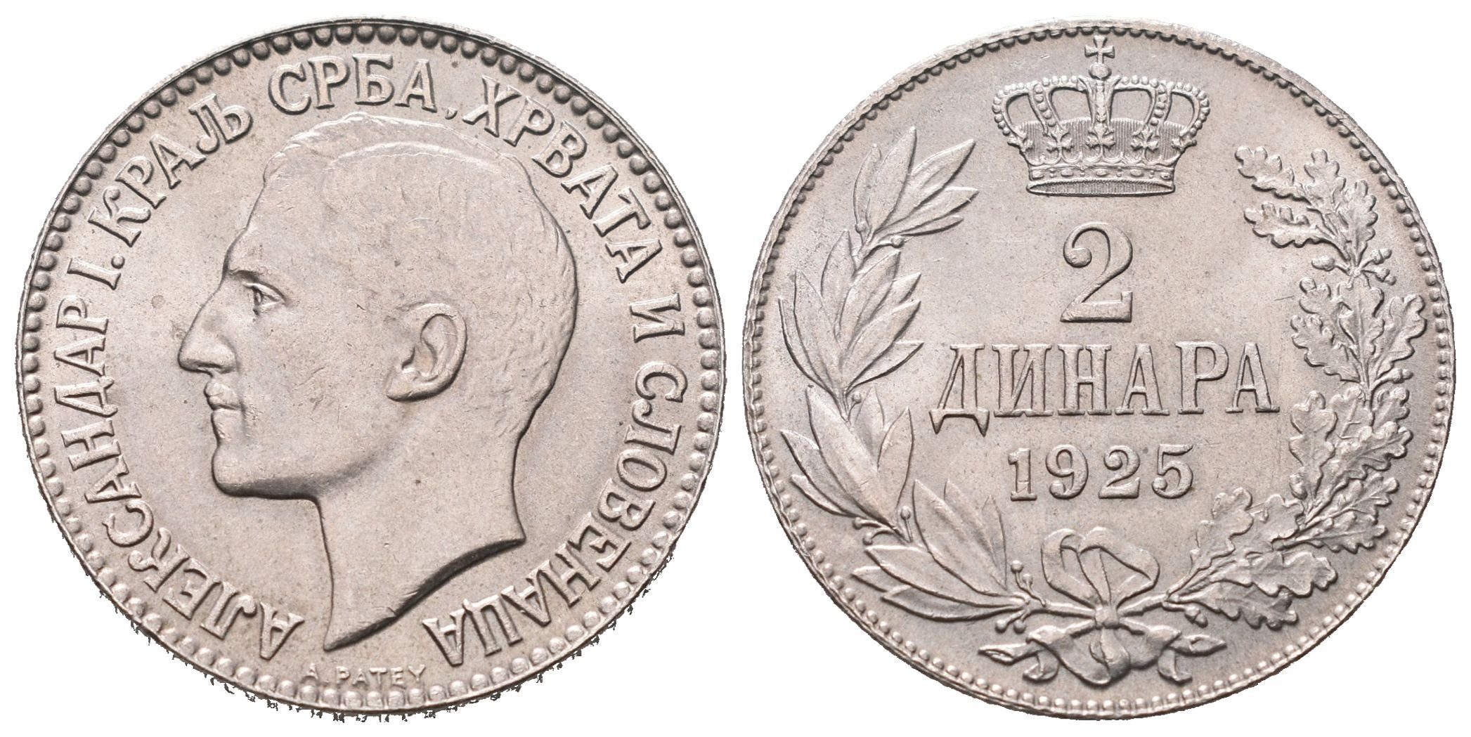 Jugoslávie, 2 Dinar 1925