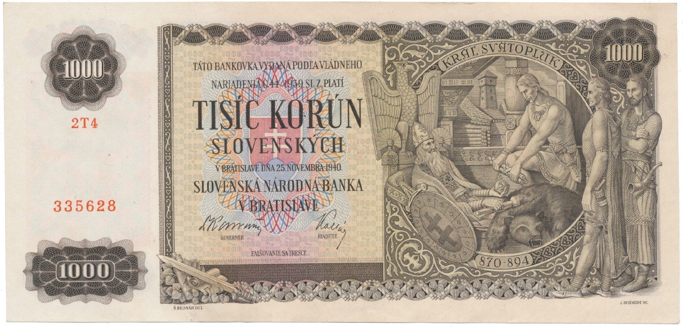 1000 Koruna 1940, série 2T4, Hej.51a