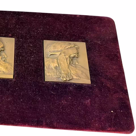 Soubor AE Plaketa b.l. (1900) - Kníže Krok, Praotec Čech.