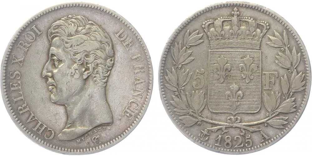 Francie, Charles X., 1824 - 1830 — 1