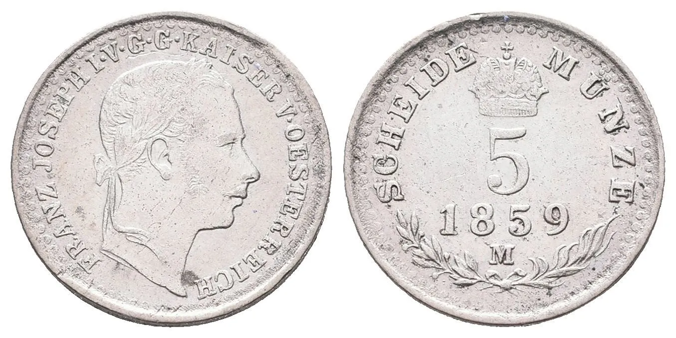 Rakouská a spolková měna, 1857 - 1892 — 1