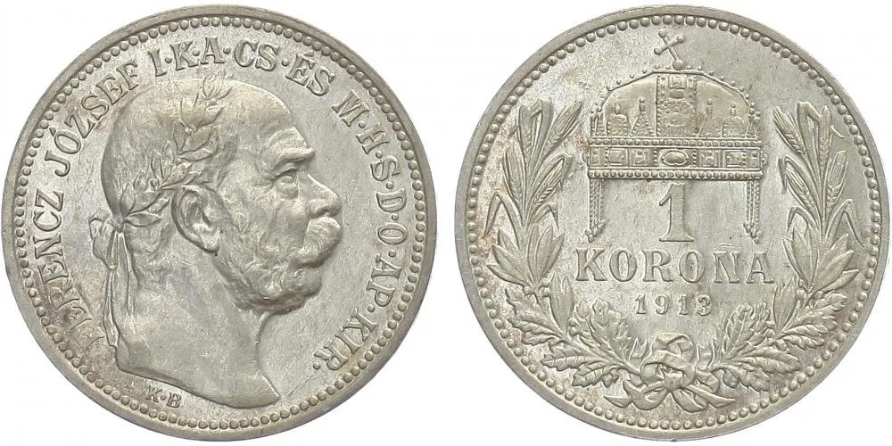 Korunová měna, 1892 - 1918 — 1