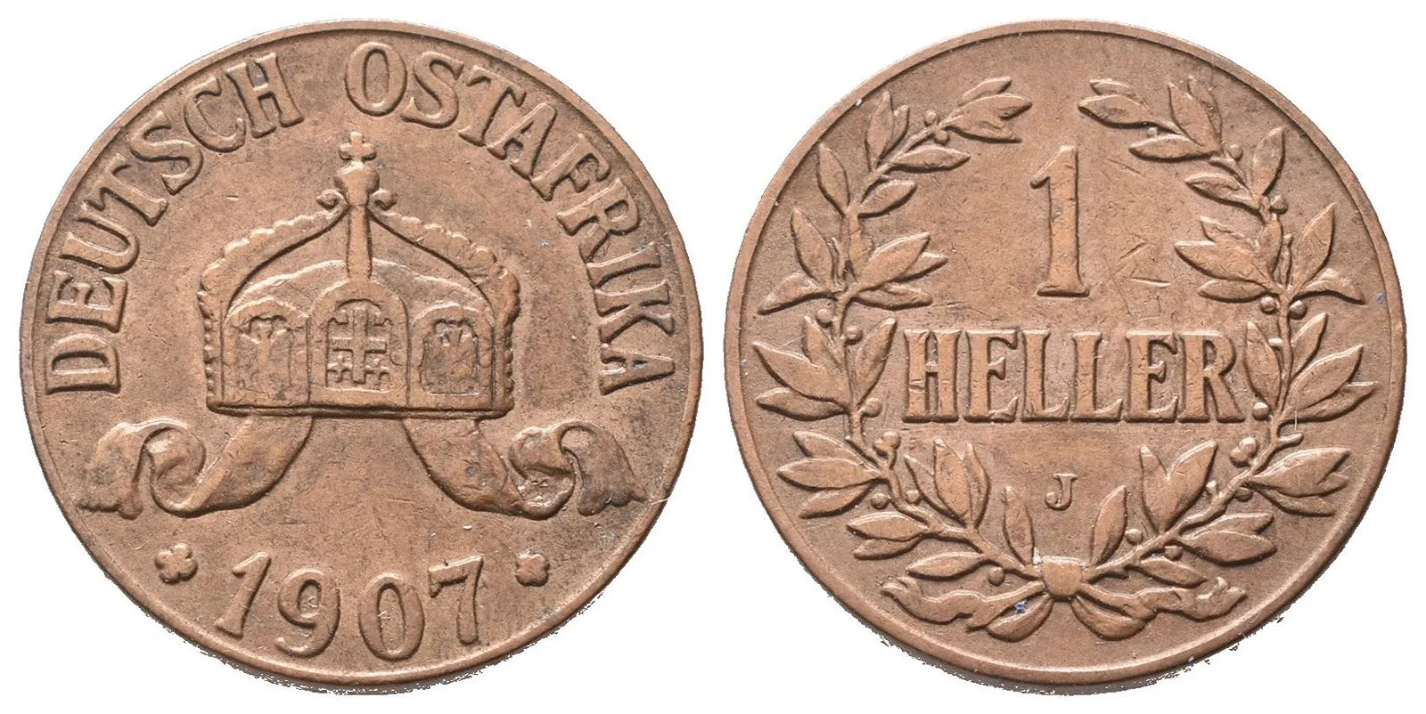 Koloniální ražby, Německá Východní Afrika — 1