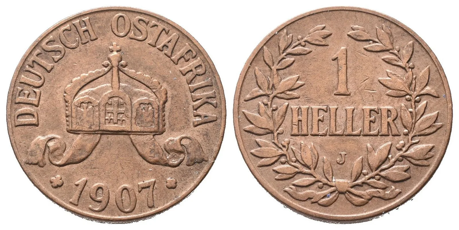 Koloniální ražby, Německá Východní Afrika — 1