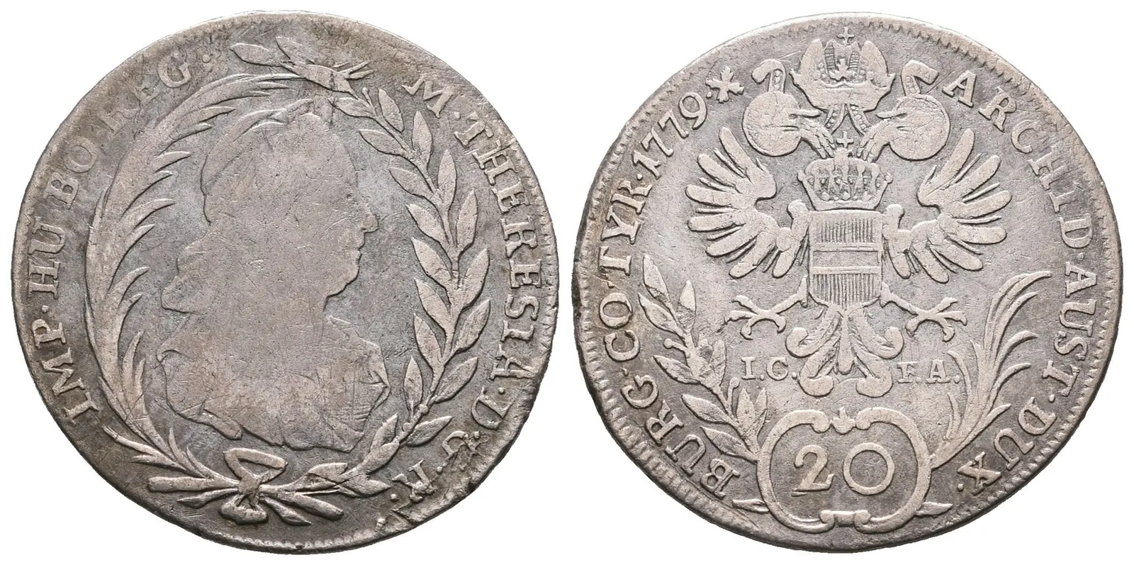 Marie Terezie, 20 Krejcar 1779, Vídeň