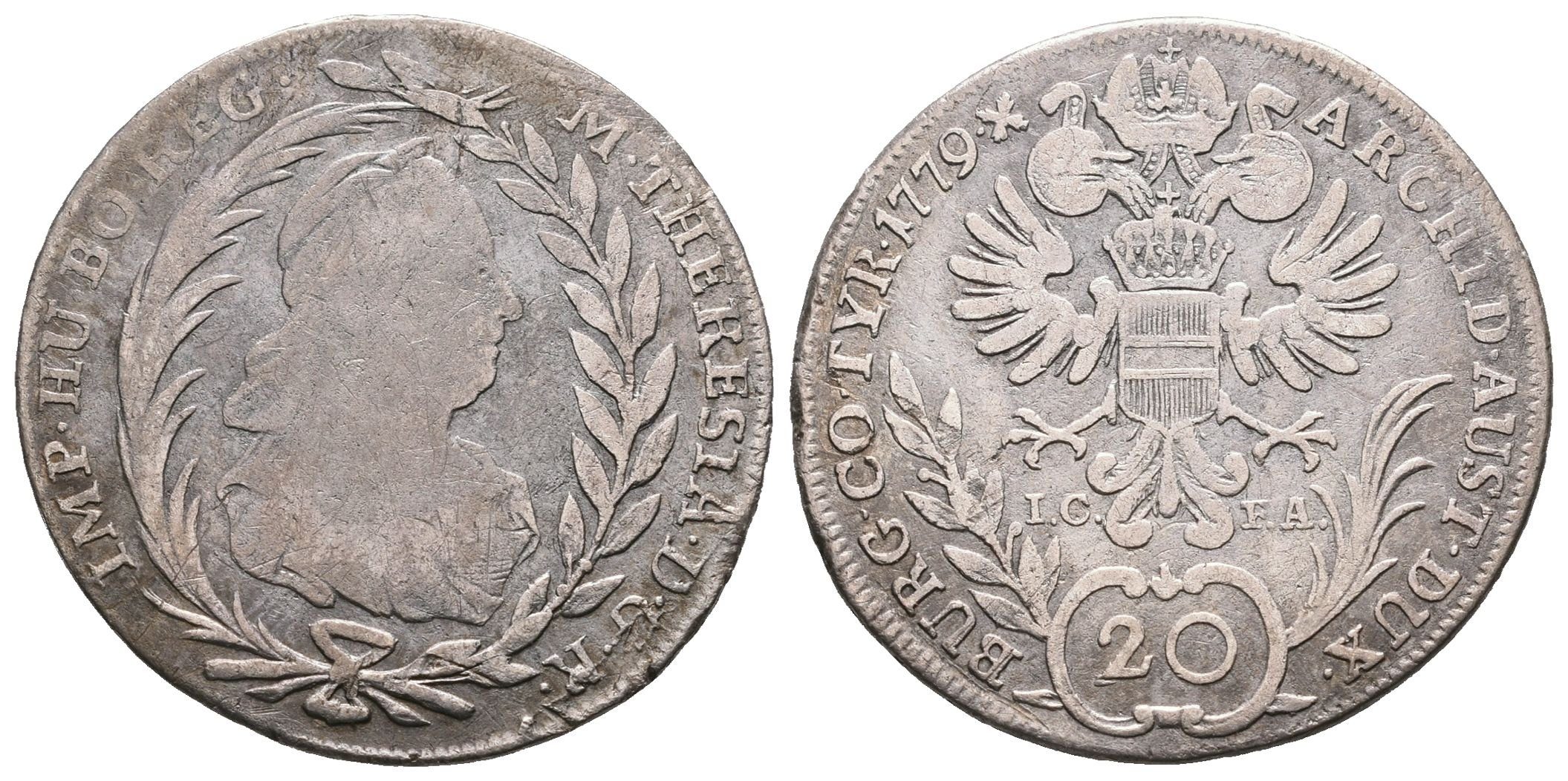Marie Terezie, 20 Krejcar 1779, Vídeň