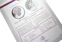 Stříbrná investiční medaile - Ema Destinnová - Ag 29 g - 999/1000 + Certifikát - fotografie 2