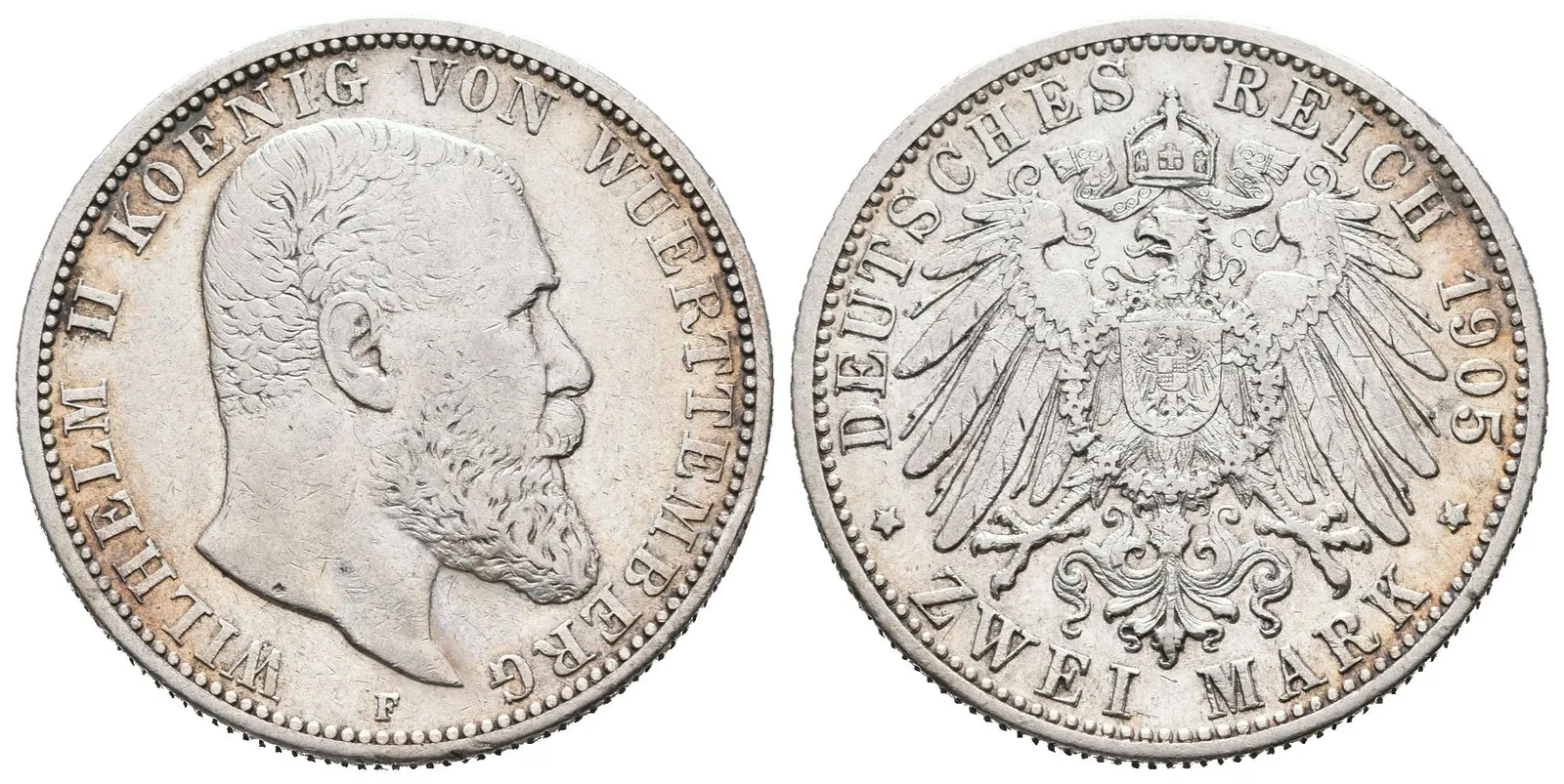 Württembersko, 2 Marka 1905