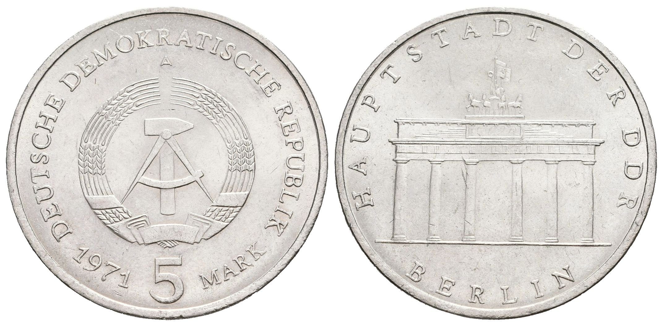 DDR, 5 Marka 1971 - Berlín