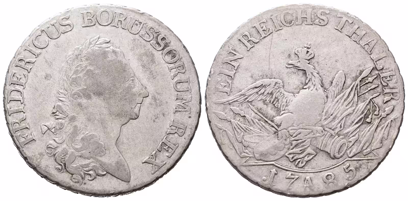 Prusko, Tolar 1785 A