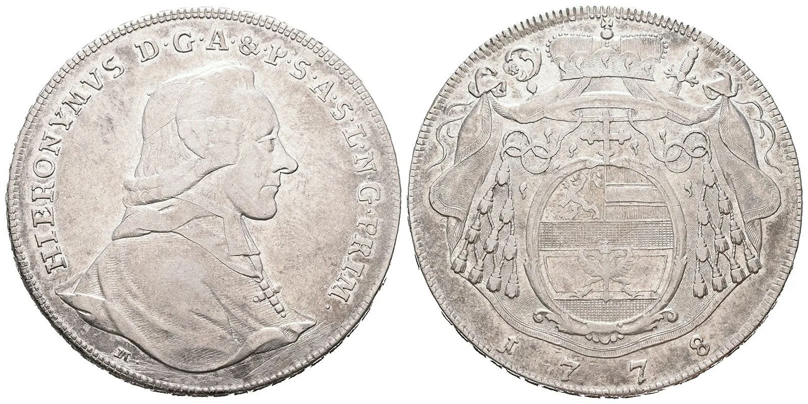 Salzburg - arcibiskupství, Hyeronymus Colloredo, 1772 - 1803 — 1