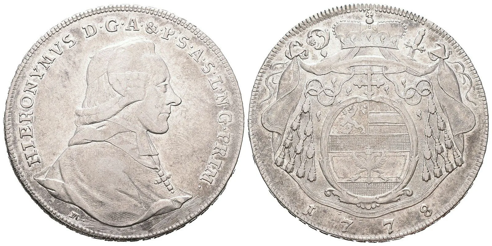Salzburg - arcibiskupství, Hyeronymus Colloredo, 1772 - 1803 — 1