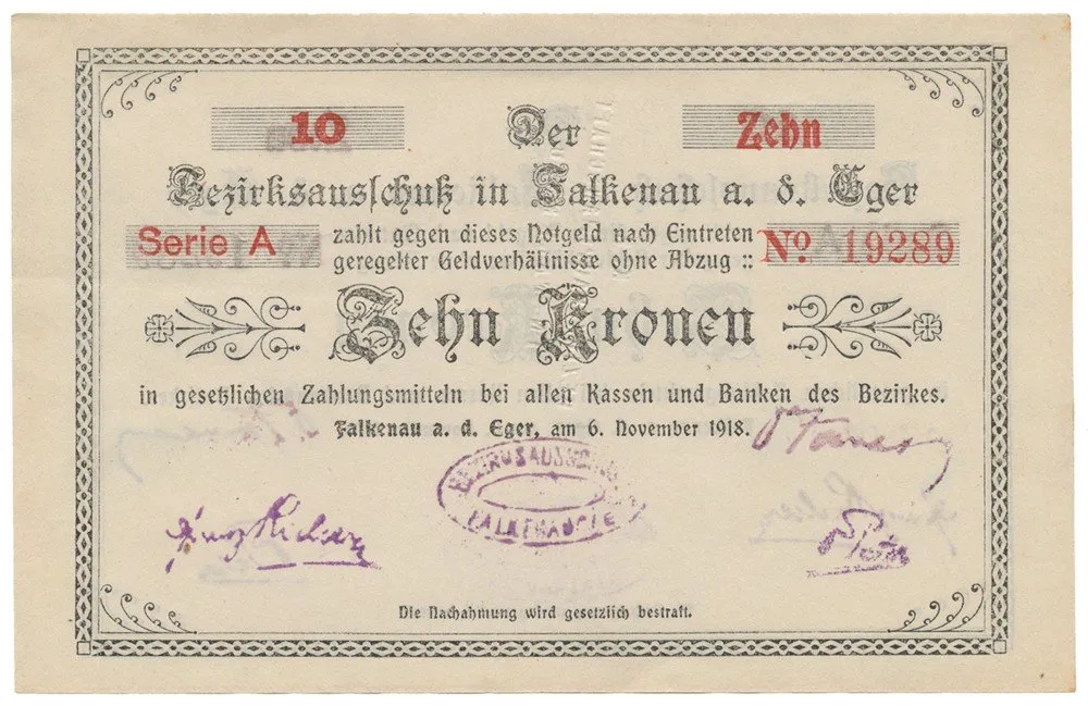 Nouzovky české od roku 1914 — 1