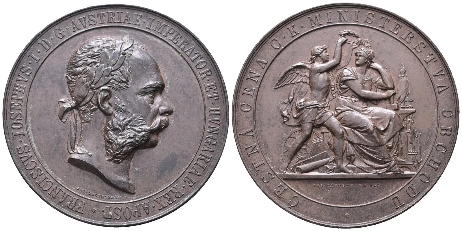 AE medaile 1906 - Cena ministerstva obchodu