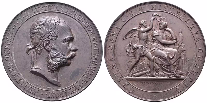 AE medaile 1906 - Cena ministerstva obchodu