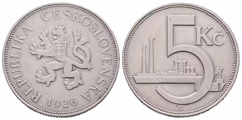 5 Koruna 1926