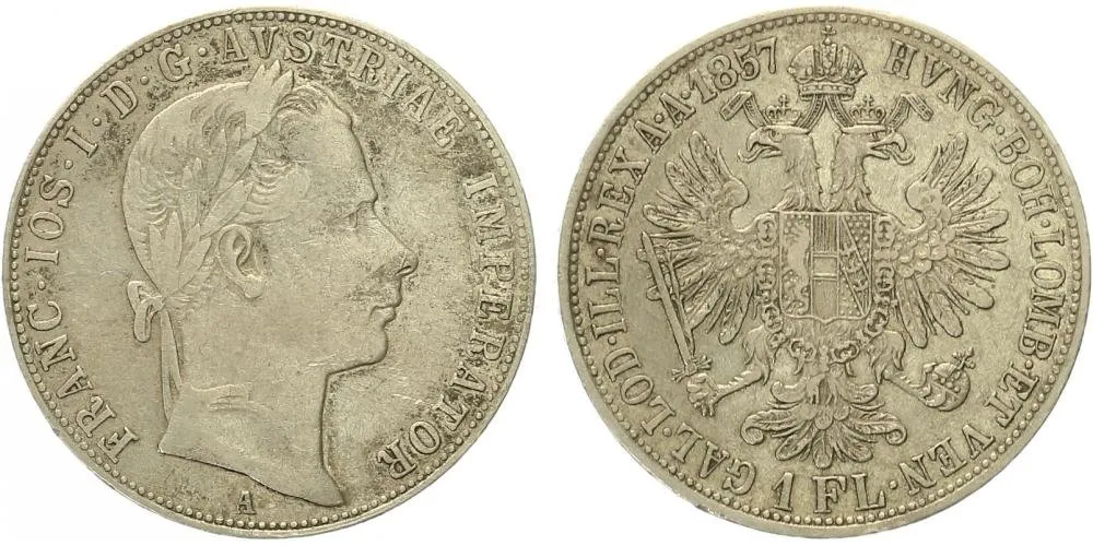 Rakouská a spolková měna, 1857 - 1892 — 1