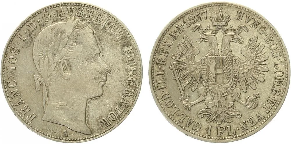 Rakouská a spolková měna, 1857 - 1892 — 1