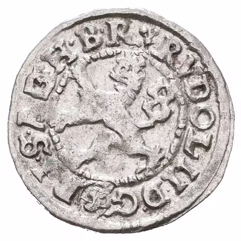 Malý groš 1591, České Budějovice-Mattighofer, HN.25a (opis 7a),