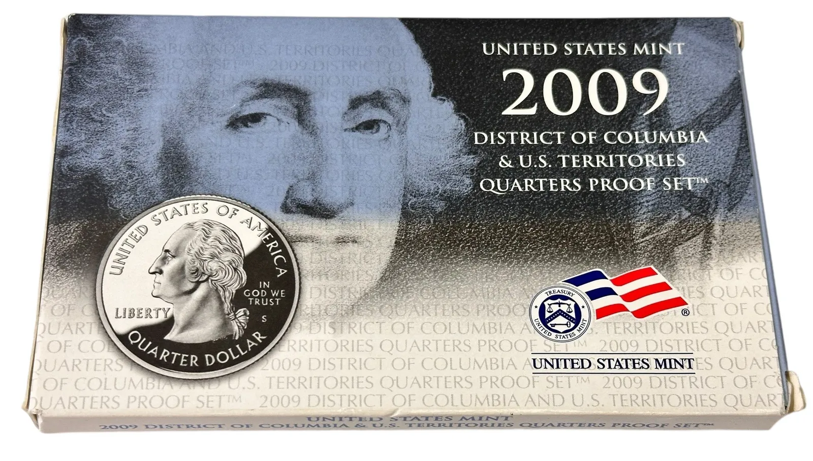 USA, Sada stříbrných 50 Cent mincí 2009 - Territories