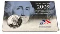 USA, Sada stříbrných 50 Cent mincí 2009 - Territories