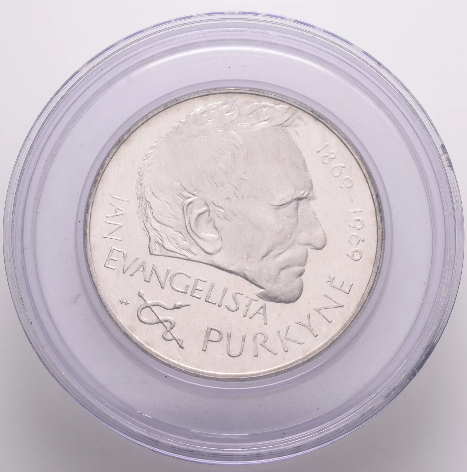 25 Kčs 1969 - Jan Evangelista Purkyně, PROOF, původní etue