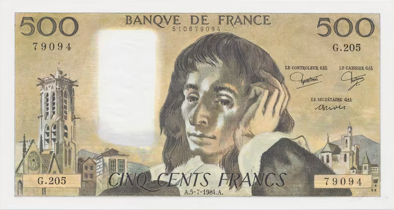 Francie, 500 Francs 1984-1987, P.156