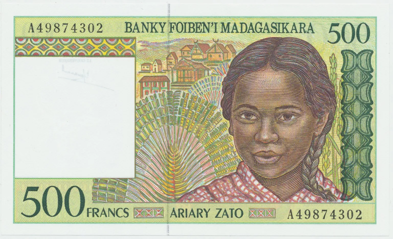 Madagaskar, 500 Francs (1994), P.75