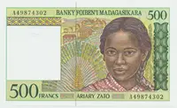 Madagaskar, 500 Francs (1994), P.75