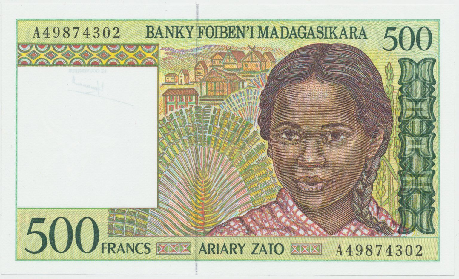 Madagaskar, 500 Francs (1994), P.75