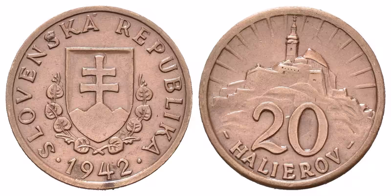 20 Haléř 1942, vzácný