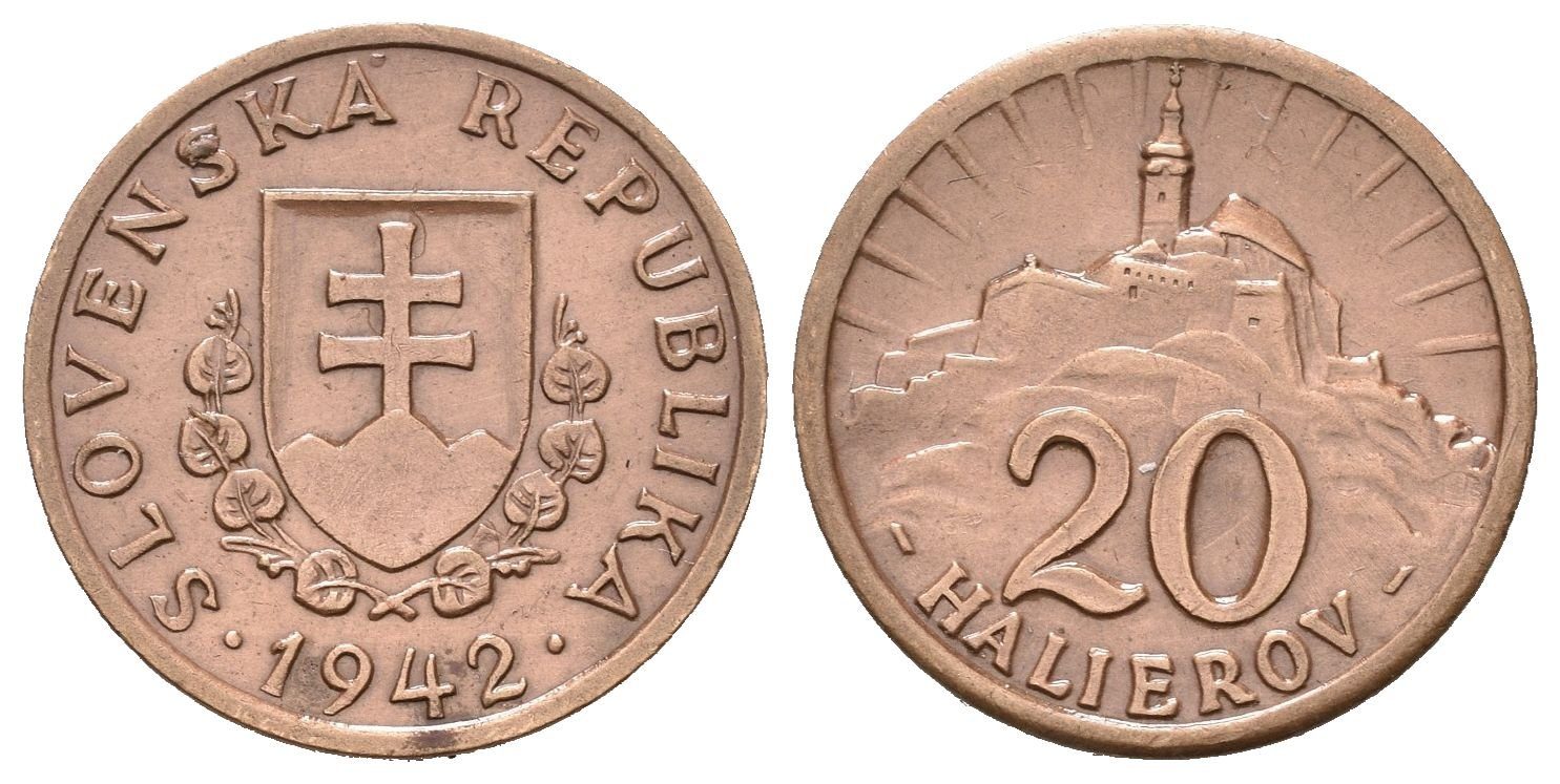 20 Haléř 1942, vzácný