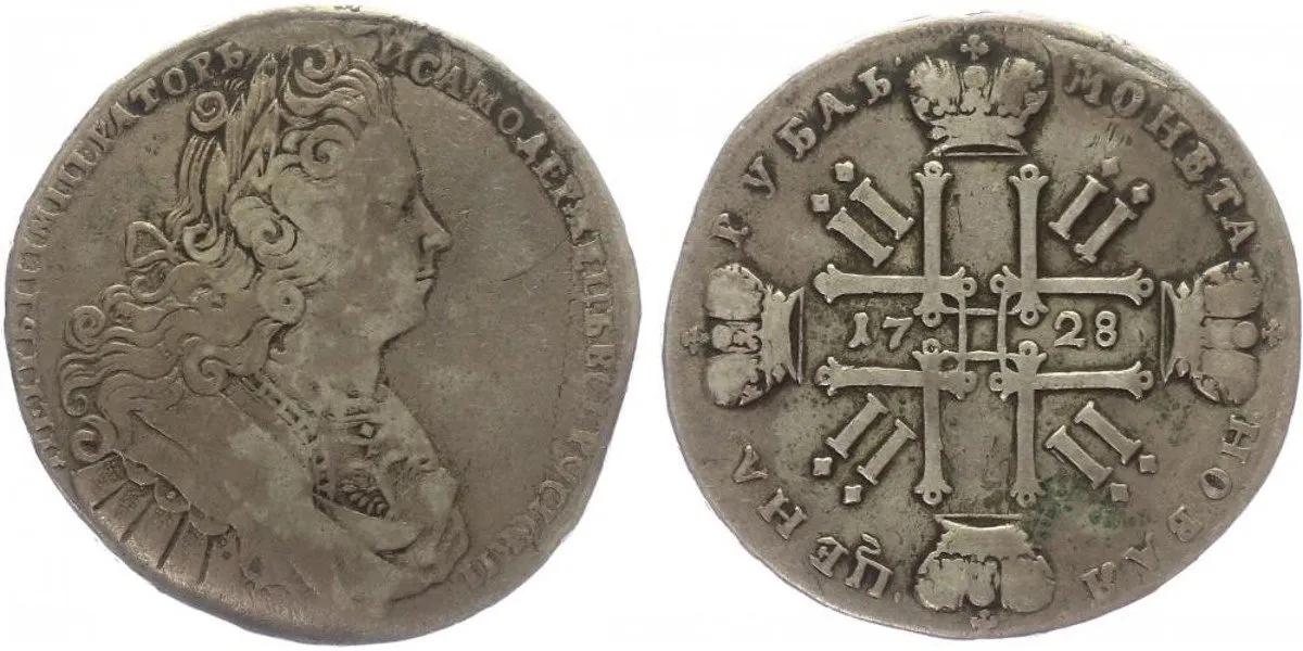Rusko, Petr II., 1727 - 1730 — 1
