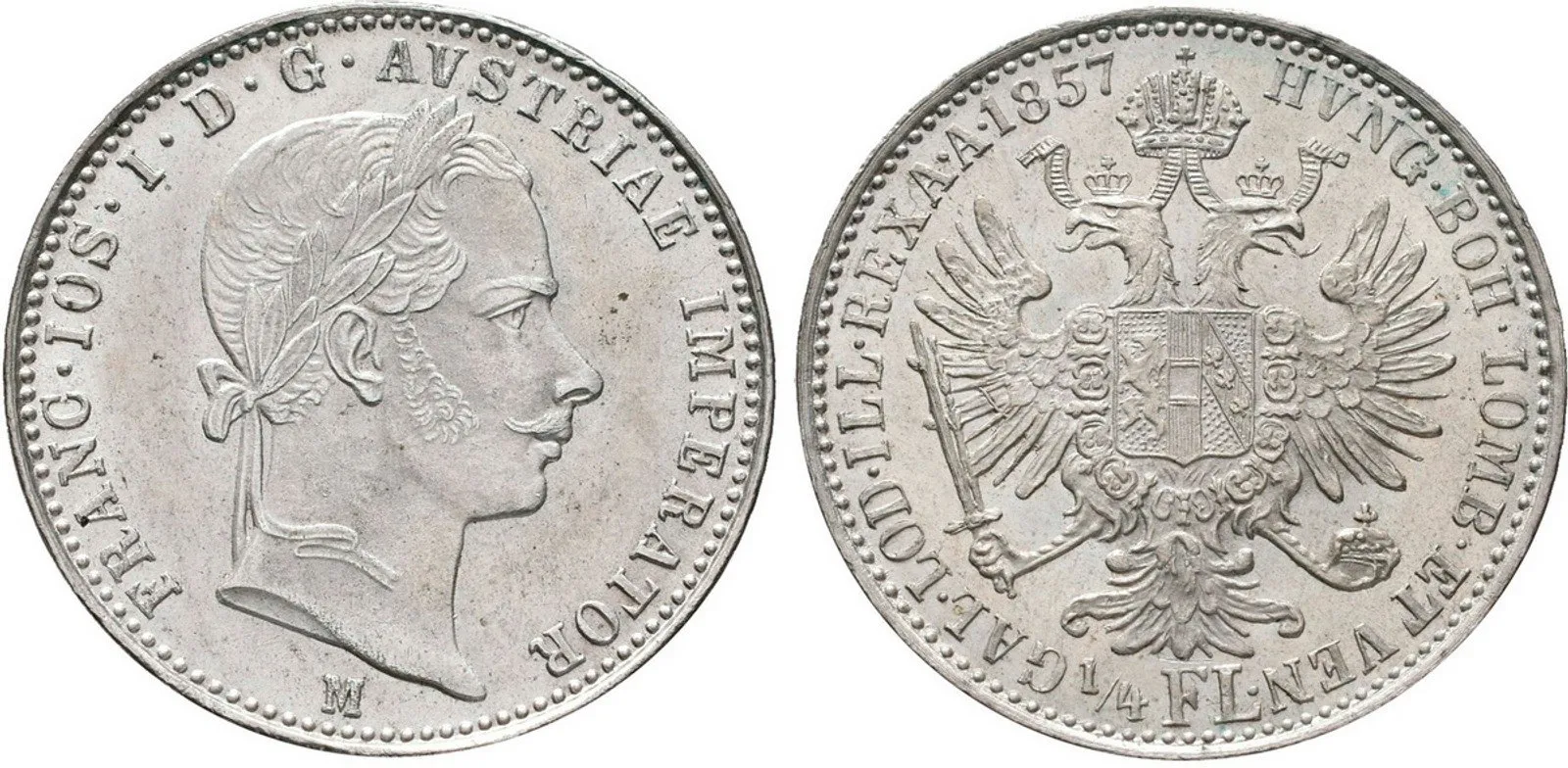 Rakouská a spolková měna, 1857 - 1892 — 1
