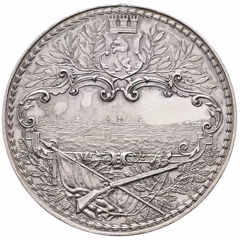 AR Medaile 1890 - 10. německé spolkové střelby v Berlíně.