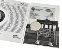 San Marino, 5 Euro 2014 - Pád Berlínské zdi - fotografie 2