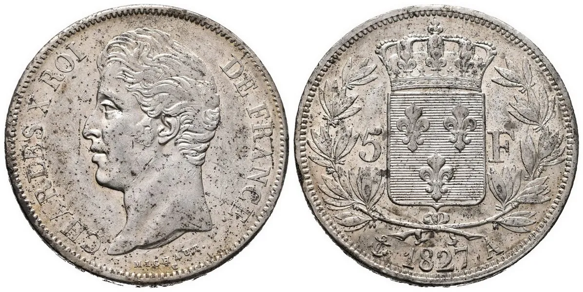 Francie, Charles X., 1824 - 1830 — 1