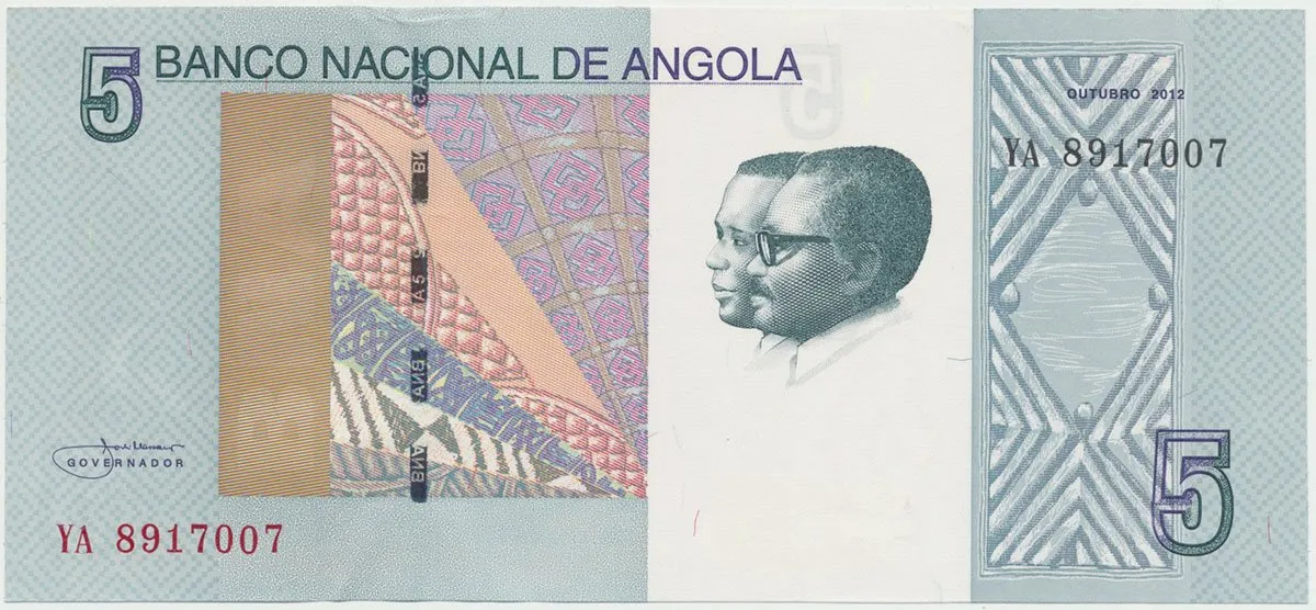Angola, 5 Kwanzas 2012, P.151a