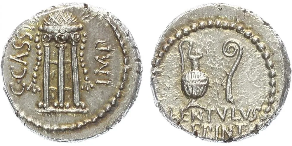 C. Cassius Longinus P. Cornelius Lentulus Spinther, 43 - 42 př. Kr. — 1