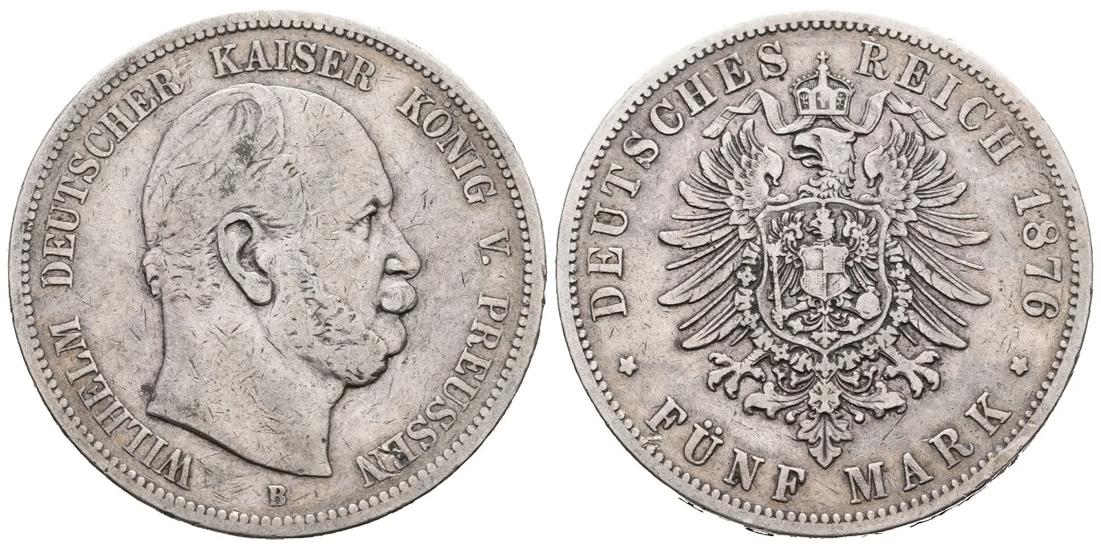 Prusko, 5 Marka 1876 B