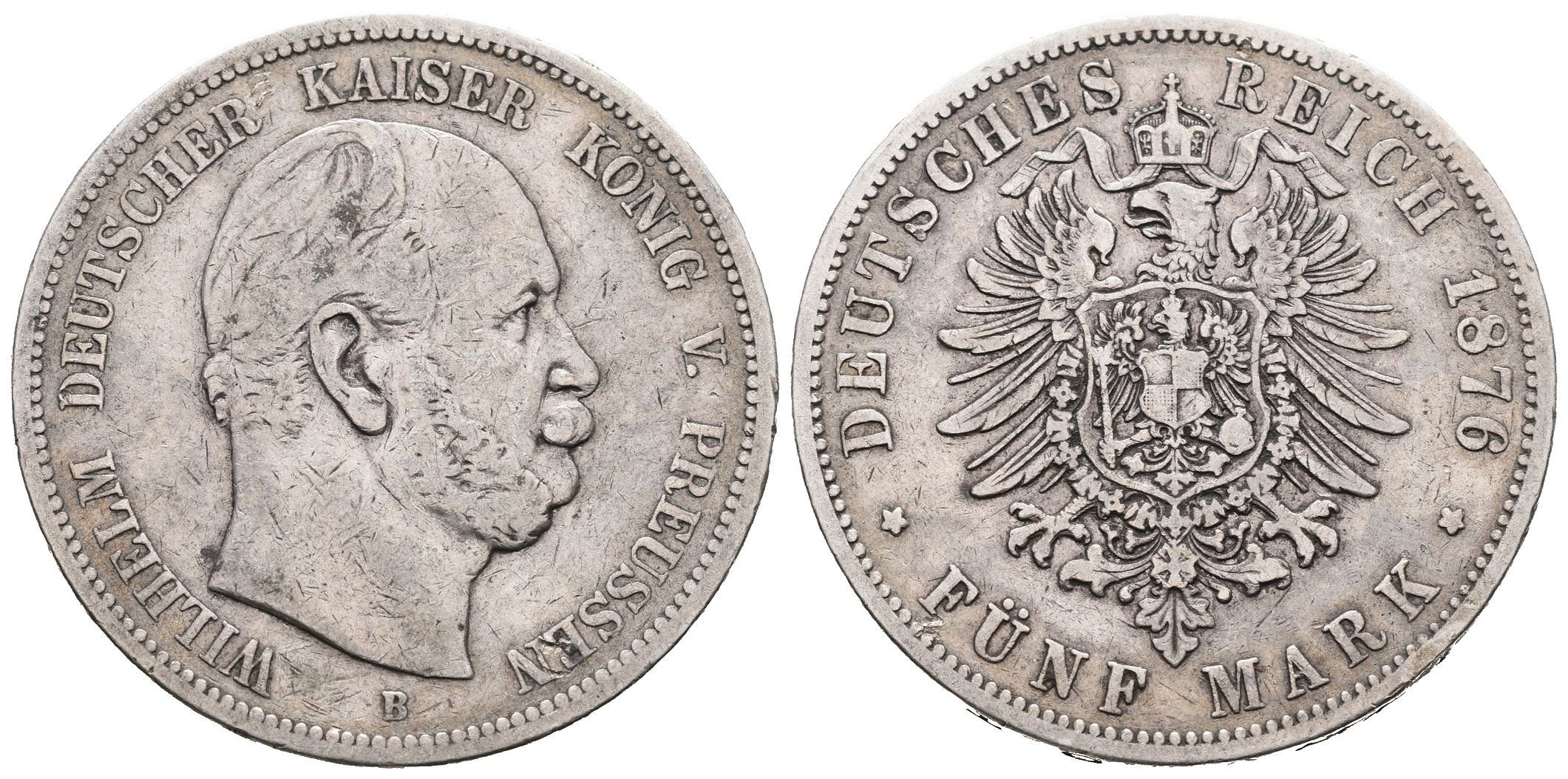 Prusko, 5 Marka 1876 B